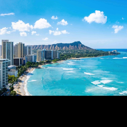 Honolulu, Hawaii, USA背卡