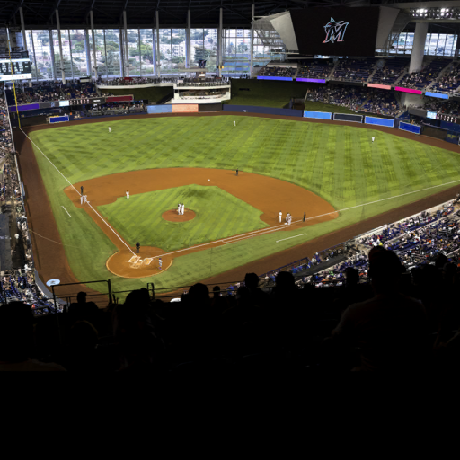 loanDepot Park, Miami, Florida, USA背卡