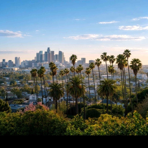 Los Angeles, California, USA背卡