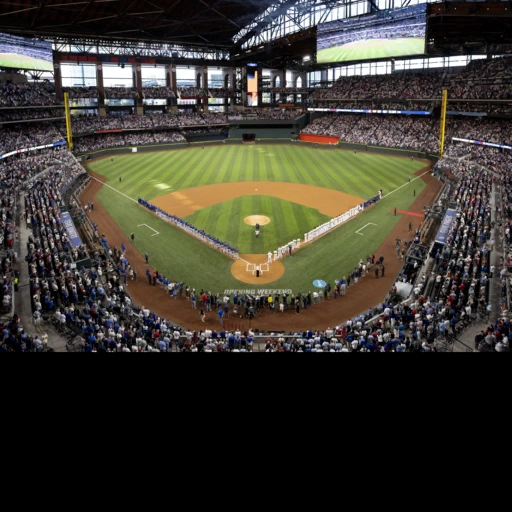 Globe Life Field, Arlington, Texas, USA背卡