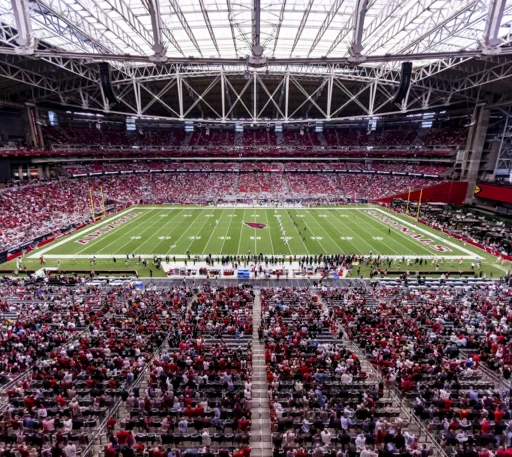 State Farm Stadium, Glendale, Arizona, USA背卡