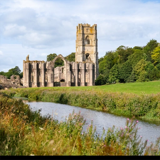 Fountains Abbey, North Yorkshire背卡
